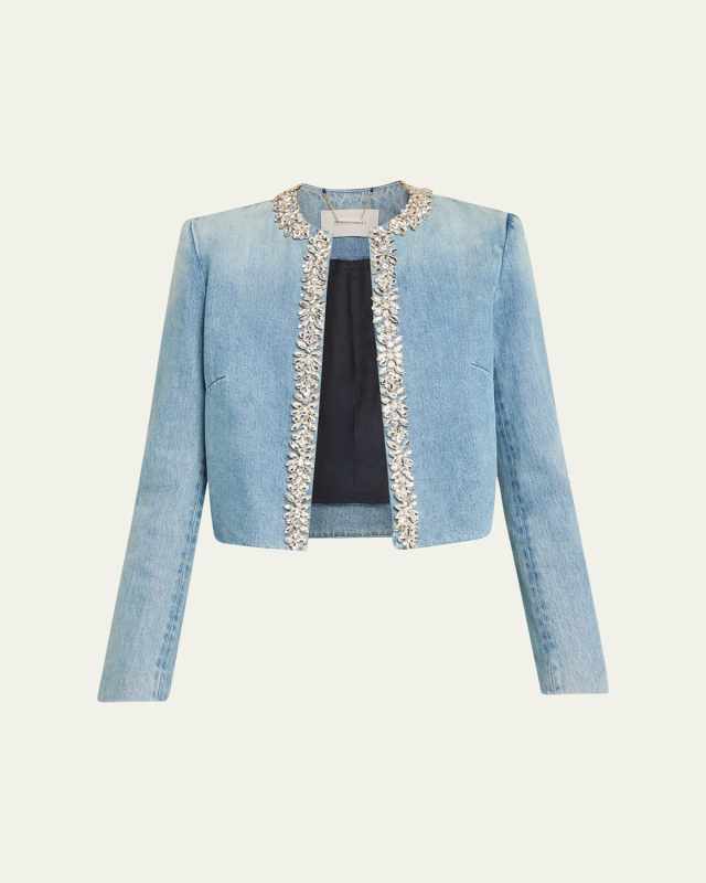 Crush Embellished Denim Jacket